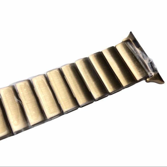 NEW GOLD Stainless Steel Metal Band Apple Watch 38/40/41mm Adjustable - Picture 6 of 15